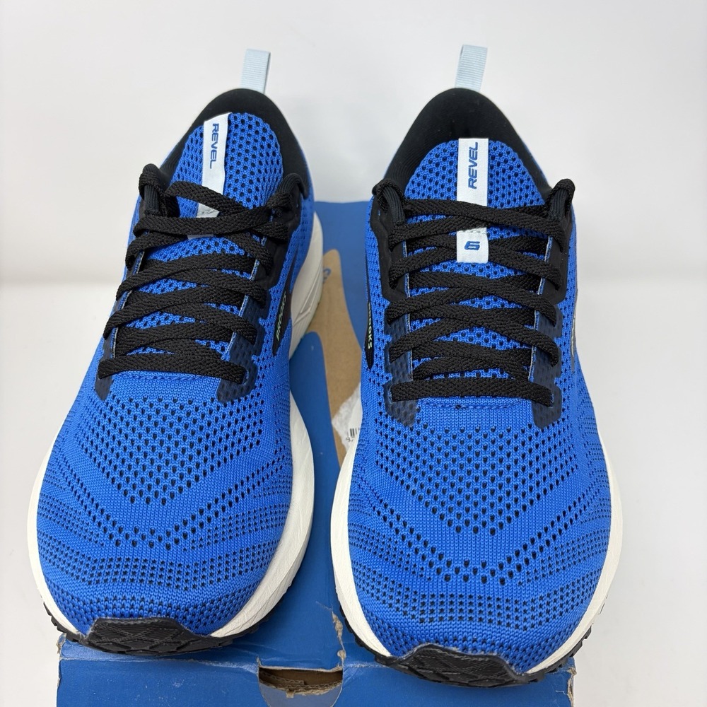 Brooks Revel 6 Energize Running Shoe Blue/Black Men's Size 9 D (110398 1D 476) - Picture 2 of 6